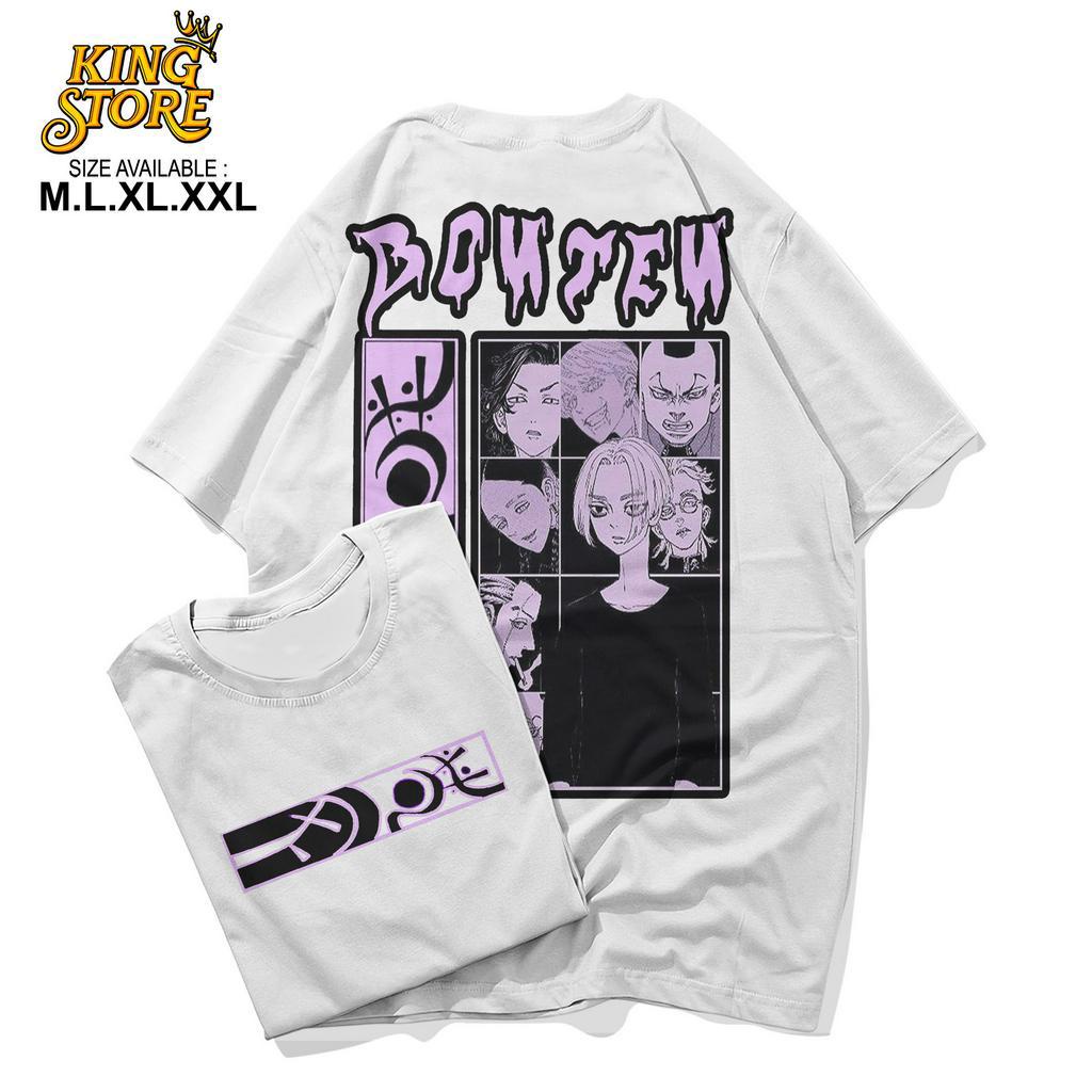 KAOS ANIME TOKYO REVENGERS BONTEN MAFIA MIKEY LOGO /BAJU ANIME/ BAJU BONTEN TOKYO REVENGERS TOUMAN M