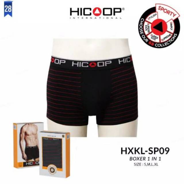 Jual Celana Dalam Pria Hicoop Hxkl Sp 09cd Hicoop Boxer Indonesiashopee Indonesia