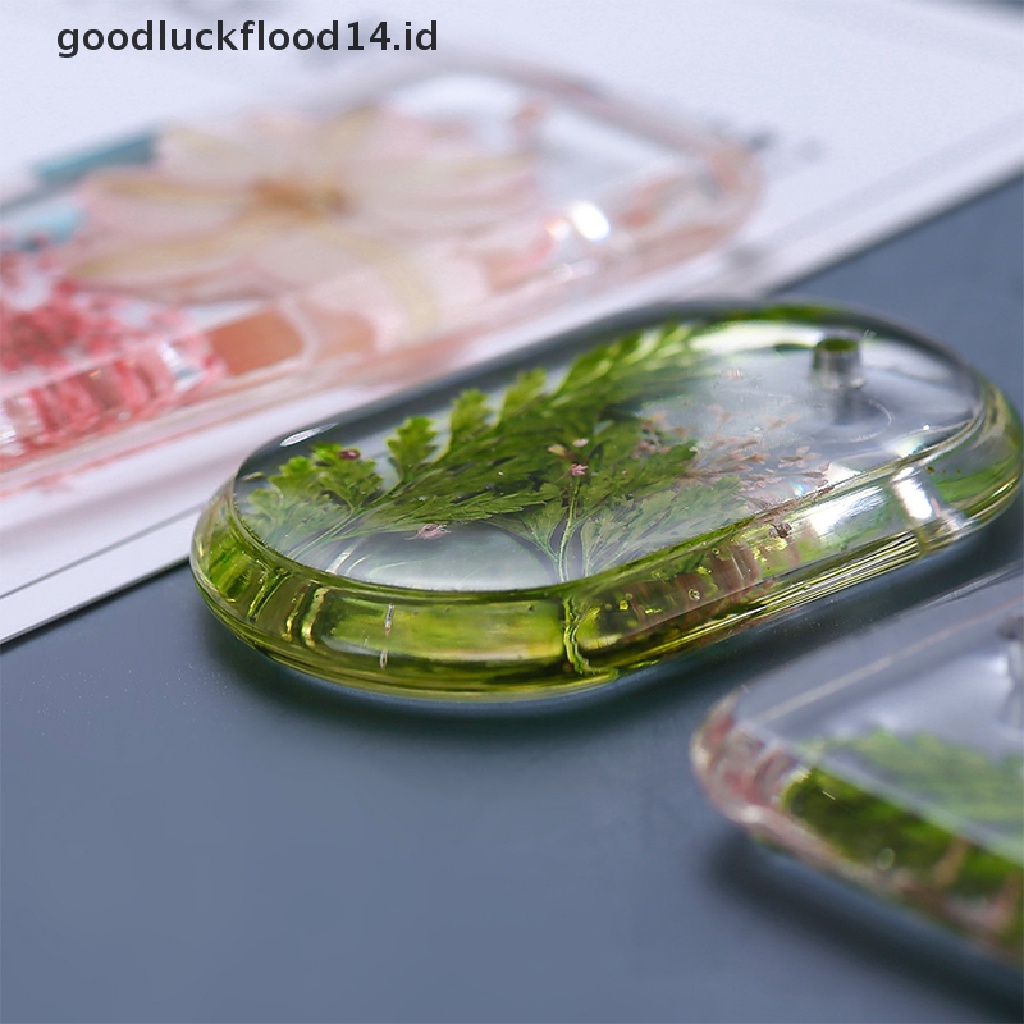 [OOID] DIY Keychain Pendant Silicone Mold Crystal Epoxy Resin Mold Jewelry Making Mould ID