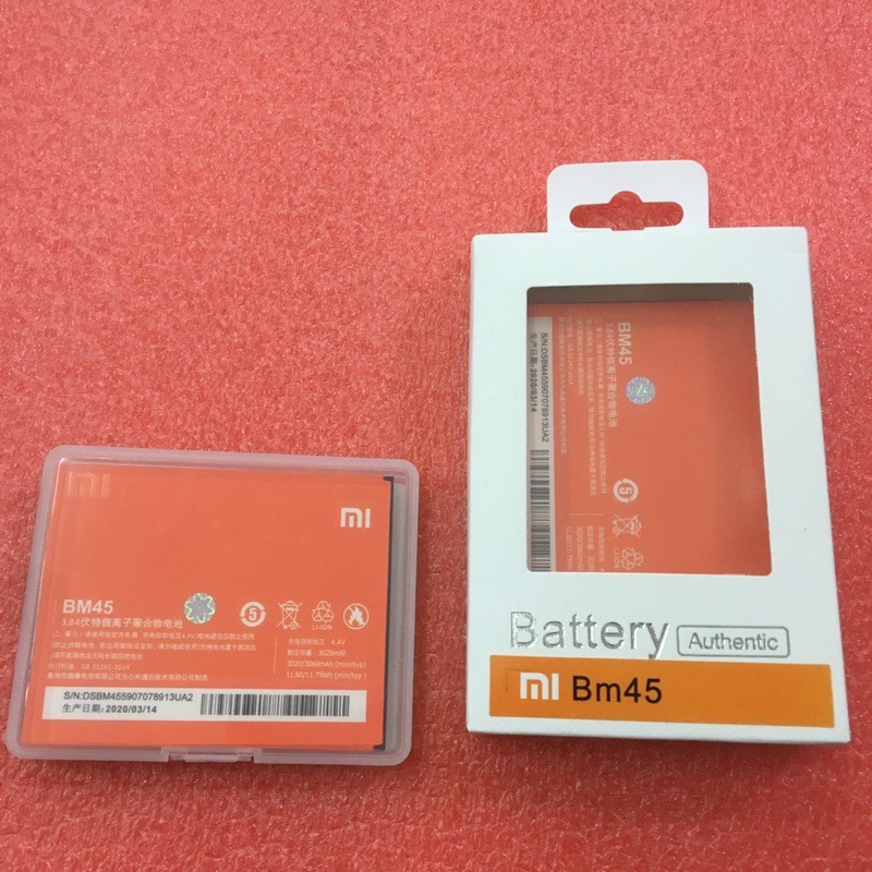 BATTERY BM45 / BATERAI BM45 / BATRE BM45 XIAOMI REDMI NOTE 2 ORI AMS