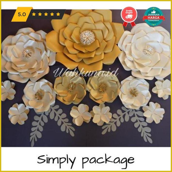 

Kerajinan Tangan Paper Flower Paket Simply 13 Bunga Promo