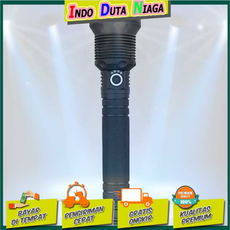 IDN TOOLS - TaffLED Senter LED Long Range Zoom XHP70.2 90000 Lumens - HS313