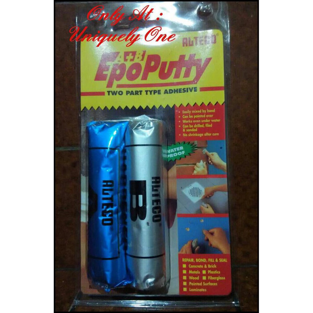 

EKSKLUSIF ALTECO EPO PUTTY 2 PART ADHESIVE 100 GR LEM DODOL SERBA GUNA