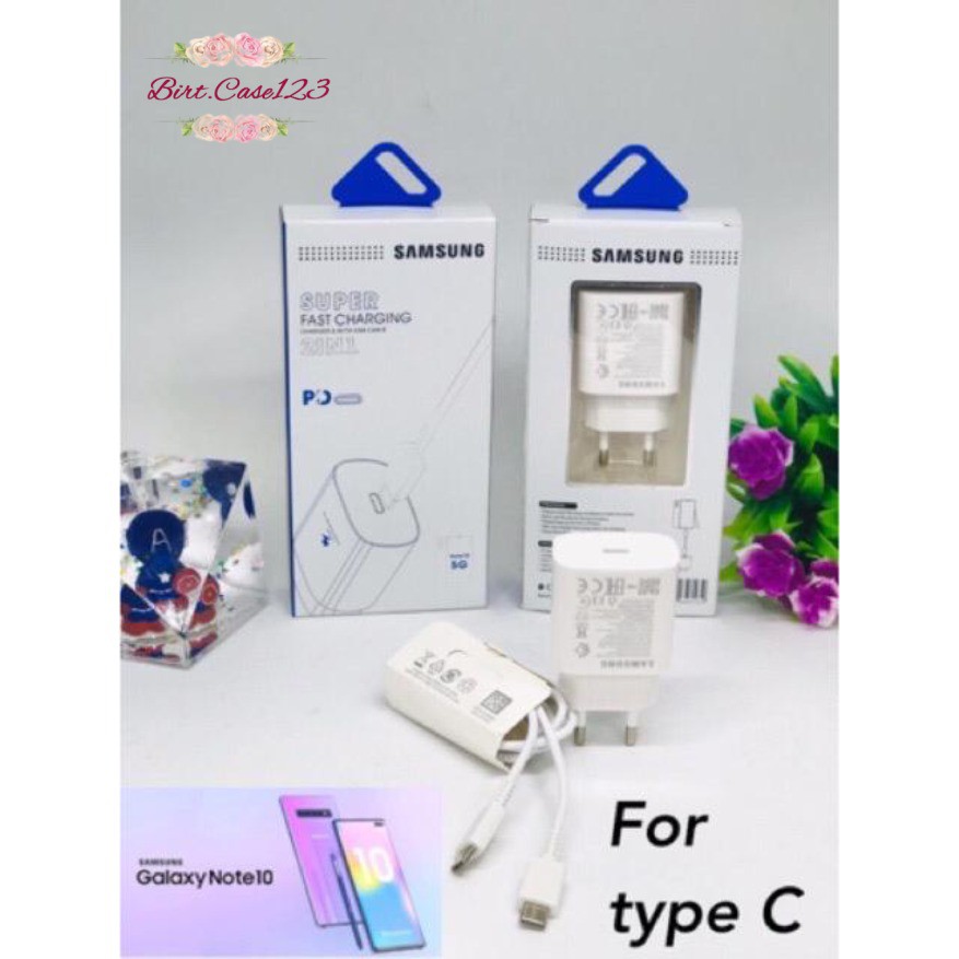 BM083 CHARGER Cashan TYPE C SAMSUNG NOTE10 NOTE10 PLUS S20 S20+ NOTE20 NOTE20+ SUPER FASTCHARGING BC1257