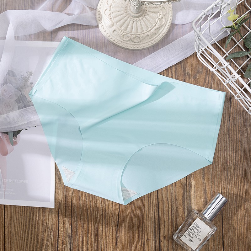 [✅COD] Celana Dalam Wanita Premium Quality CD Seamless Halus Tanpa Jahitan Pkaian Dalam Grosir-Hijau muda