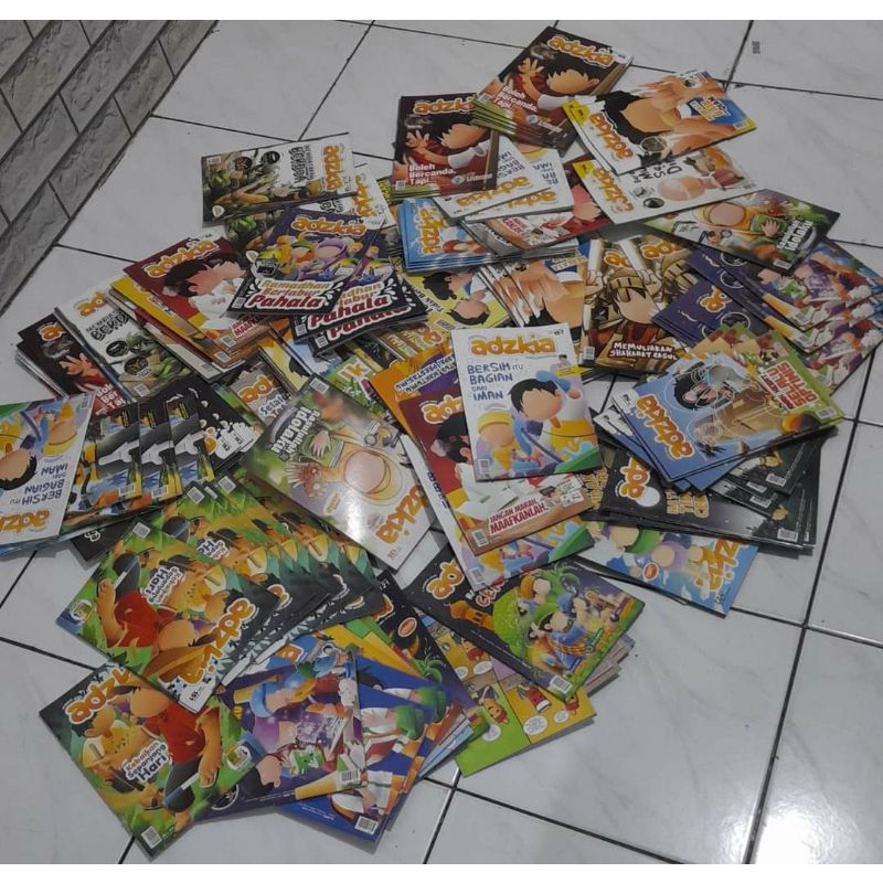 CUCI GUDANG MAJALAH ANAK ADZKIA (pesanan)