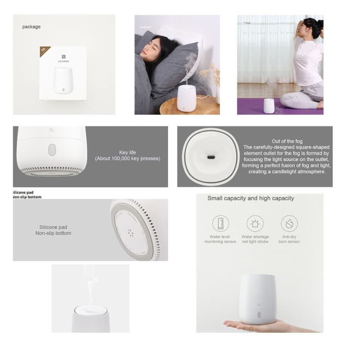 HAPPYLIFE Air Humidifier Mini Aromatherapy Mist Maker