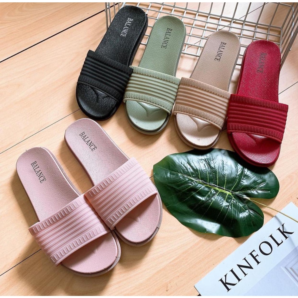 Sandal wanita Balance Sandal Santai model kekinian/sandal flip flop wanita