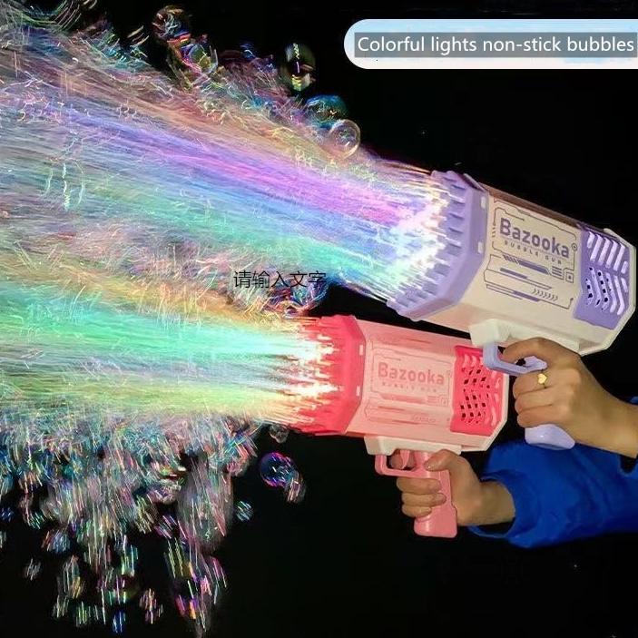Mainan Bubble Bazooka Gun Bubble Gun Bazoka Bubble Gun Gatling Mainan Pistol Bubble Mainan Anak Anak
