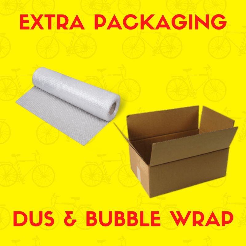 

EXTRA PACKAGING BUBBLE WRAP & DUS