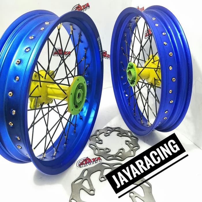 Velg supermoto ring 17 L 350 300 Honda CRF 150 L sepaket plus stel velg