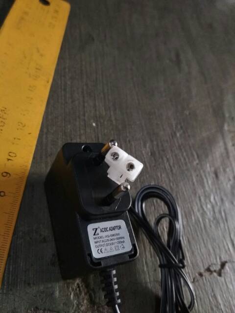 Adaptor Charger Baterai RC Remote Control 9.6v Socket Putih Besar 2