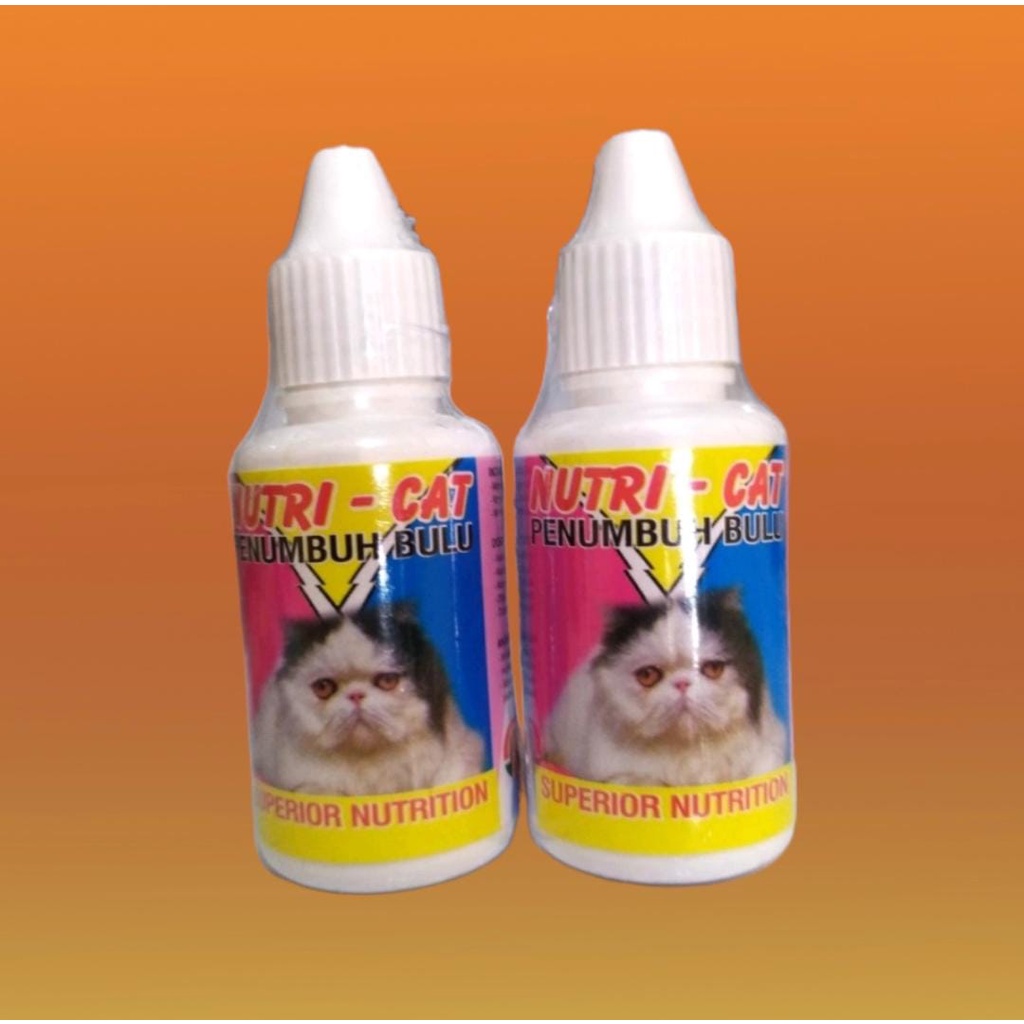 Nutri Cat 30ml / Obat Kucing / vitamin Penumbuh Bulu / Vitamin Kucing