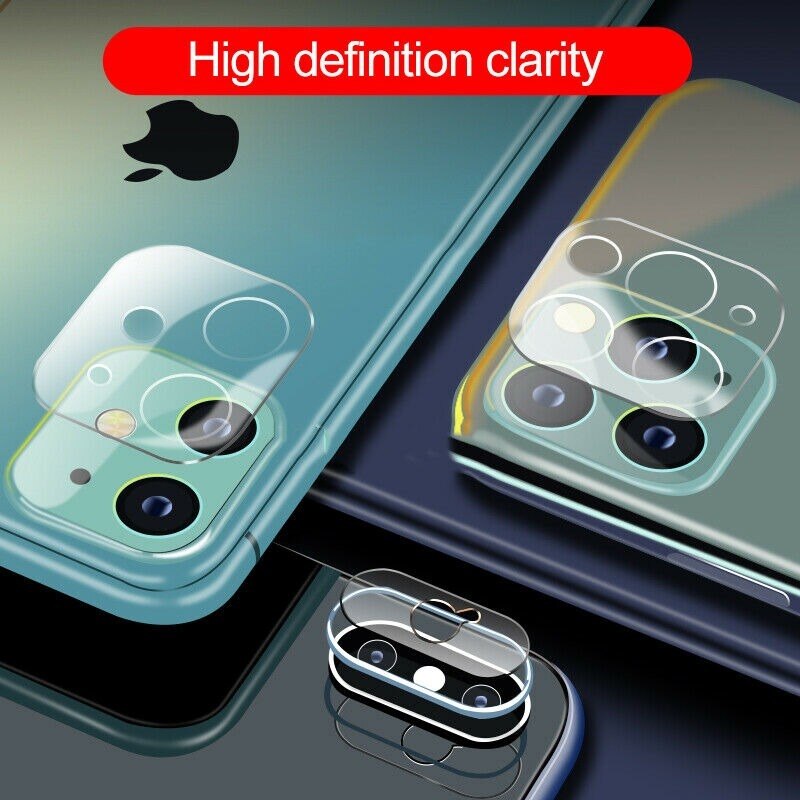 2pcs Tempered Glass Pelindung Lensa Kamera Belakang For Iphone 11 Pro Max X Xs Xr Max 12