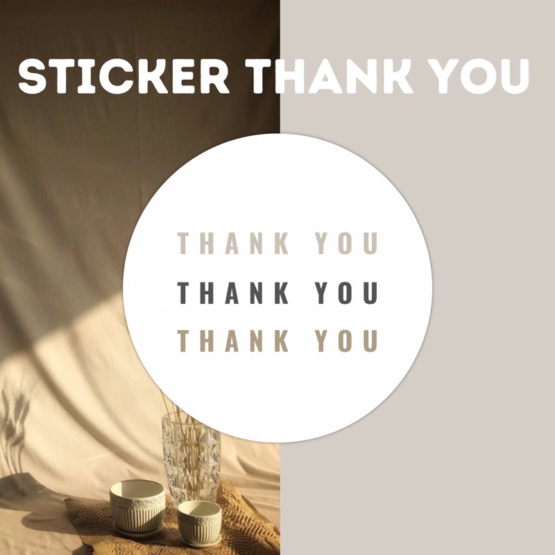 

STICKER THANK YOU 55