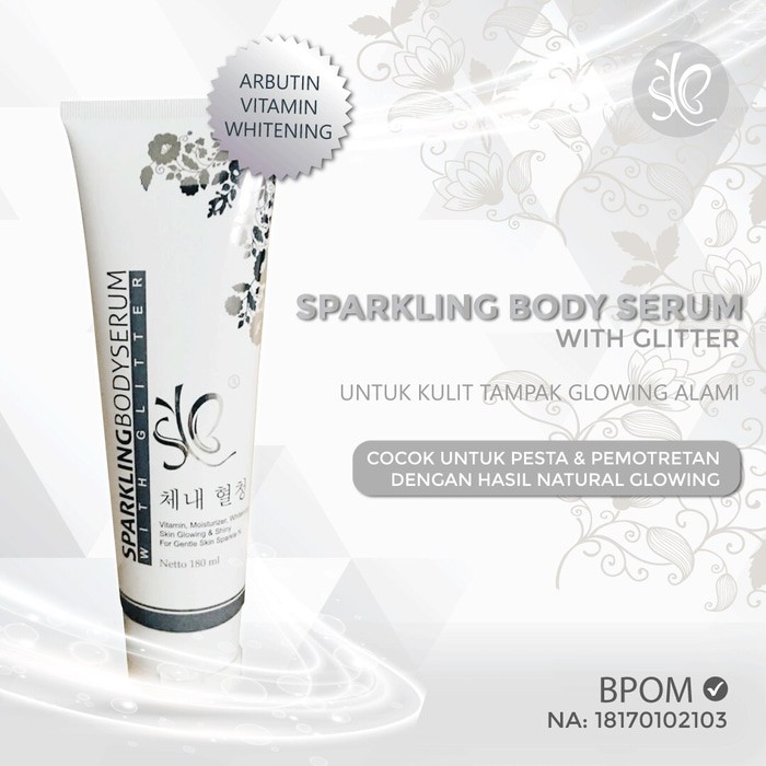 [PUTIH] SPARKLING BODY SERUM BY SYB BPOM / pemutih tubuh instant glow