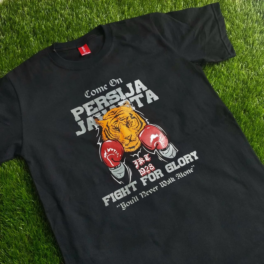 KAOS PERSIJA JAKARTA DISTRO ORIGINAL CASUAL KAOS JAKMANIA PERSIJA JAKARTA GARIS KERAS KAOS BOLA DEWA