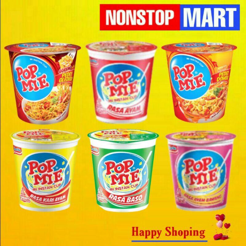 

Pop Mie all varian rasa 75gr