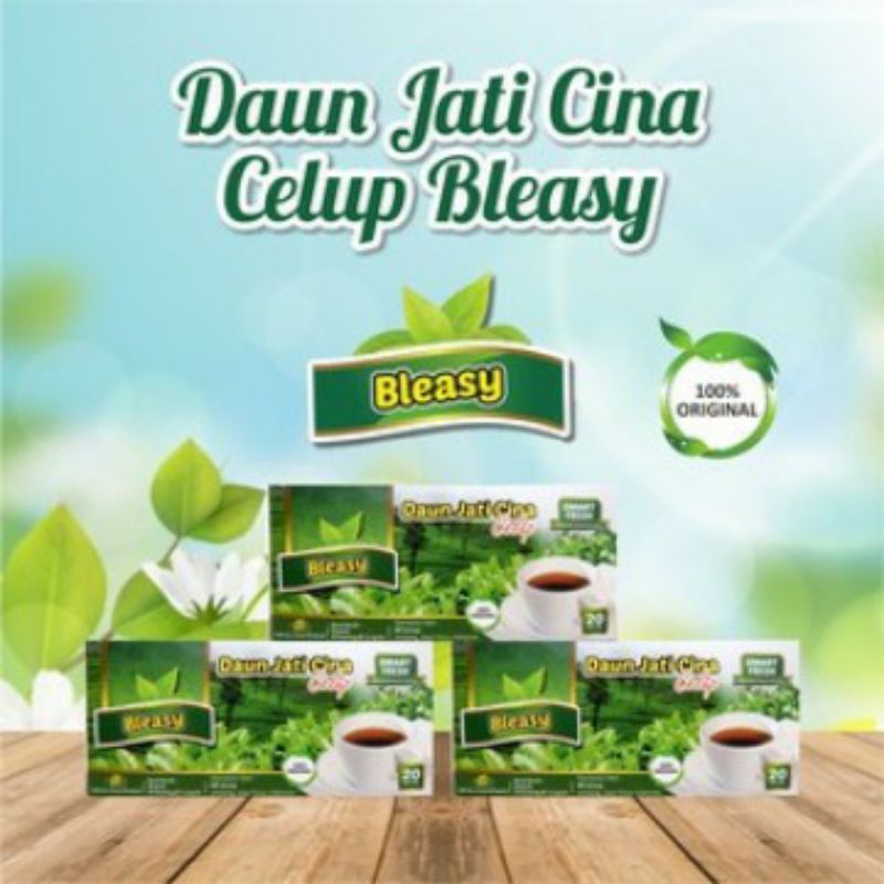 Teh Celup Herbal Jati Cina BERKAH HERBAL dan BLEASY HERBAL