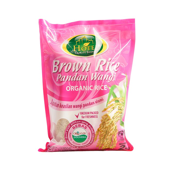 

HOTEL Beras Pandan Wangi Cokelat 2kg