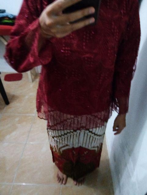 Kebaya Couple Semi Prancis Kebaya Semi France Corneli Couple Nirmala Batik Couple