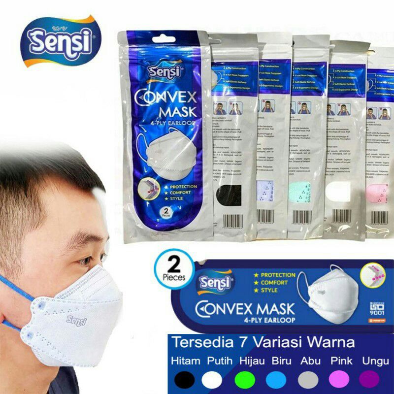 masker sensi convex 4ply kf94 duckbill