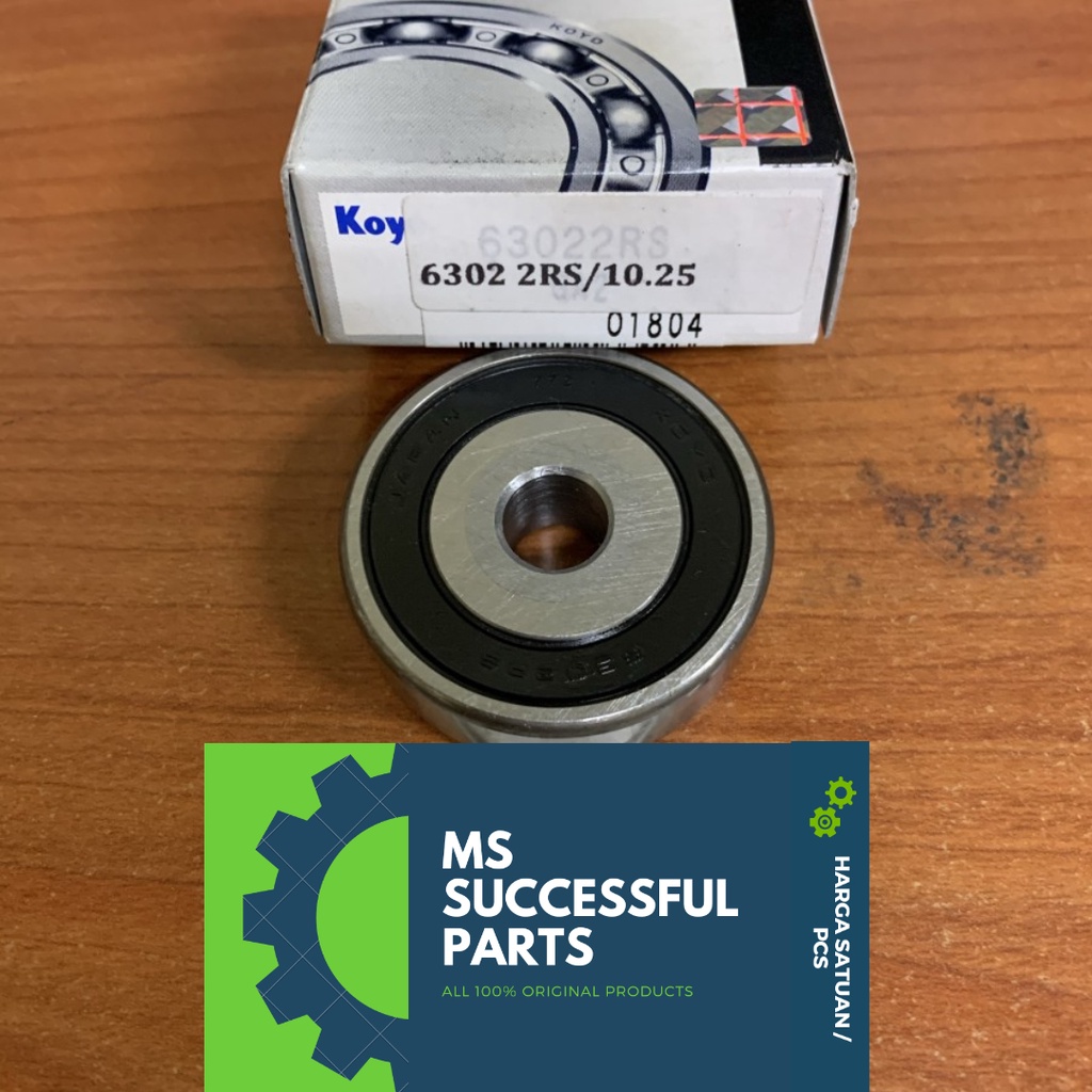 BEARING PULLY AVANZA 6302 as 10.25 mm KOYO ORIGINAL JAPAN