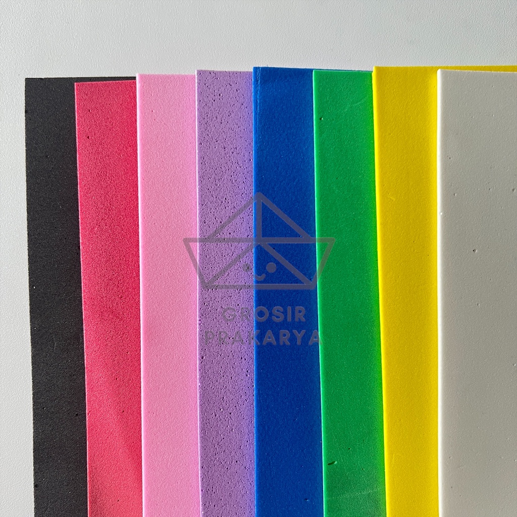 Paper Art Eva Foam A5 Ukuran 210 x 150 mm Lembaran Warna Warni Tebal 2 mm Untuk Hiasan Busa Kostum Cosplay Aksesoris Kualitas Bagus Kerajinan Tangan Murah Craft Crafting Kesenian Art Grosir Prakarya