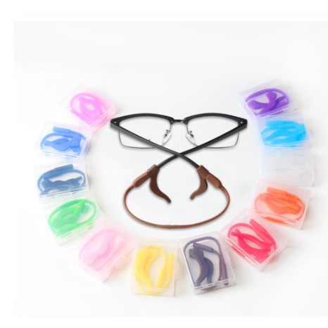 Earhook dan tali silicon silicone penahan kacamata