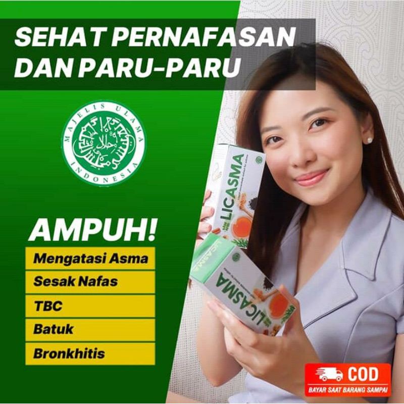 Obat Batuk TBC Asma Herbal Madu LICASMA