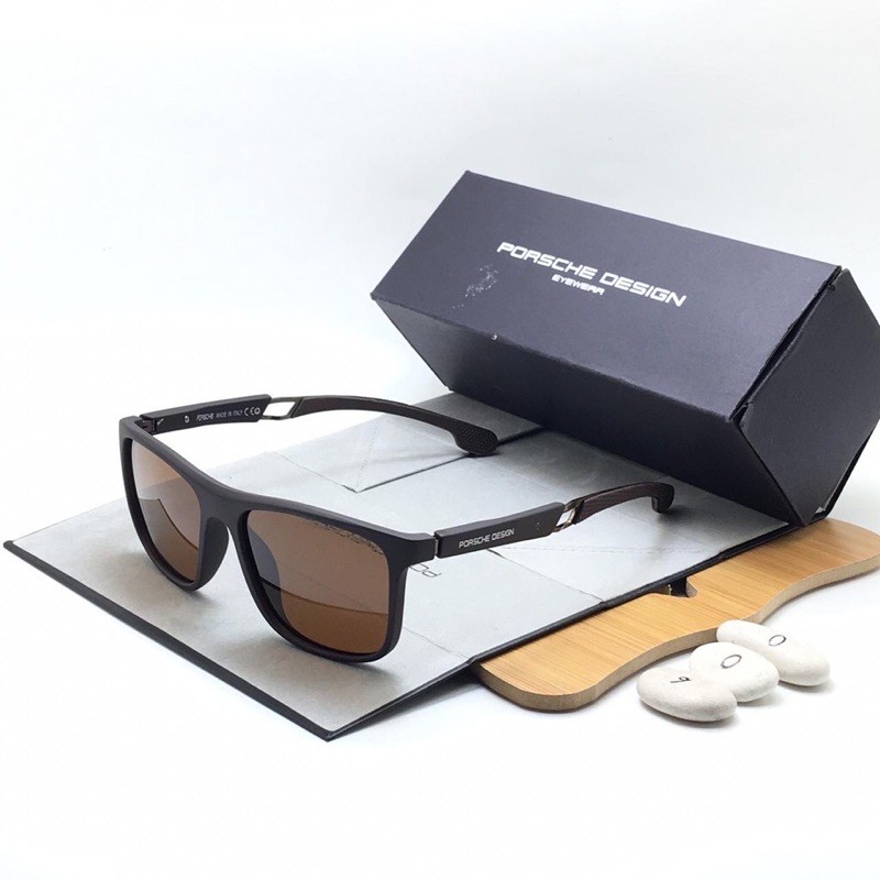 KACAMATA PRIA POLARIZED PORSCHE DESIGN P-600 SUPER FULL SET