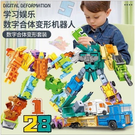 Mecha Deformation Dinosaurs Robot Toys/Mainan Robot/Mainan Edukasi Anak