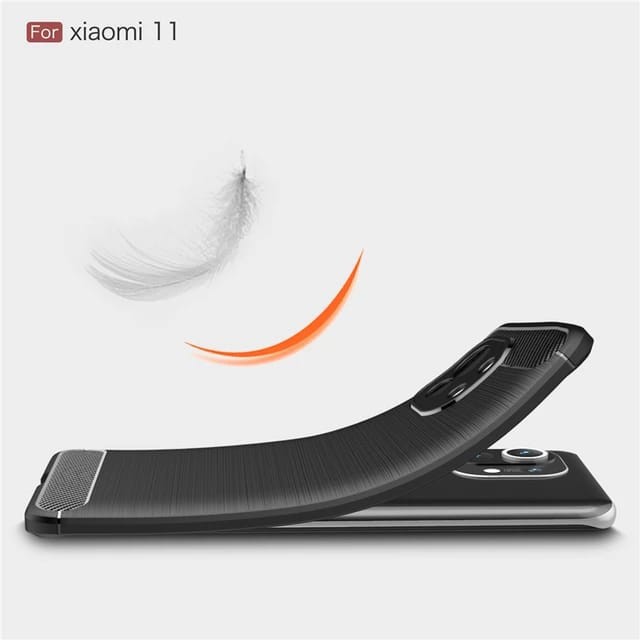 Xiaomi Mi 11 Mi 11 Lite Mi 11 Ultra Mi 10 Mi 10 Pro Mi 9 MI 9 SE Soft Case Brushed Carbon