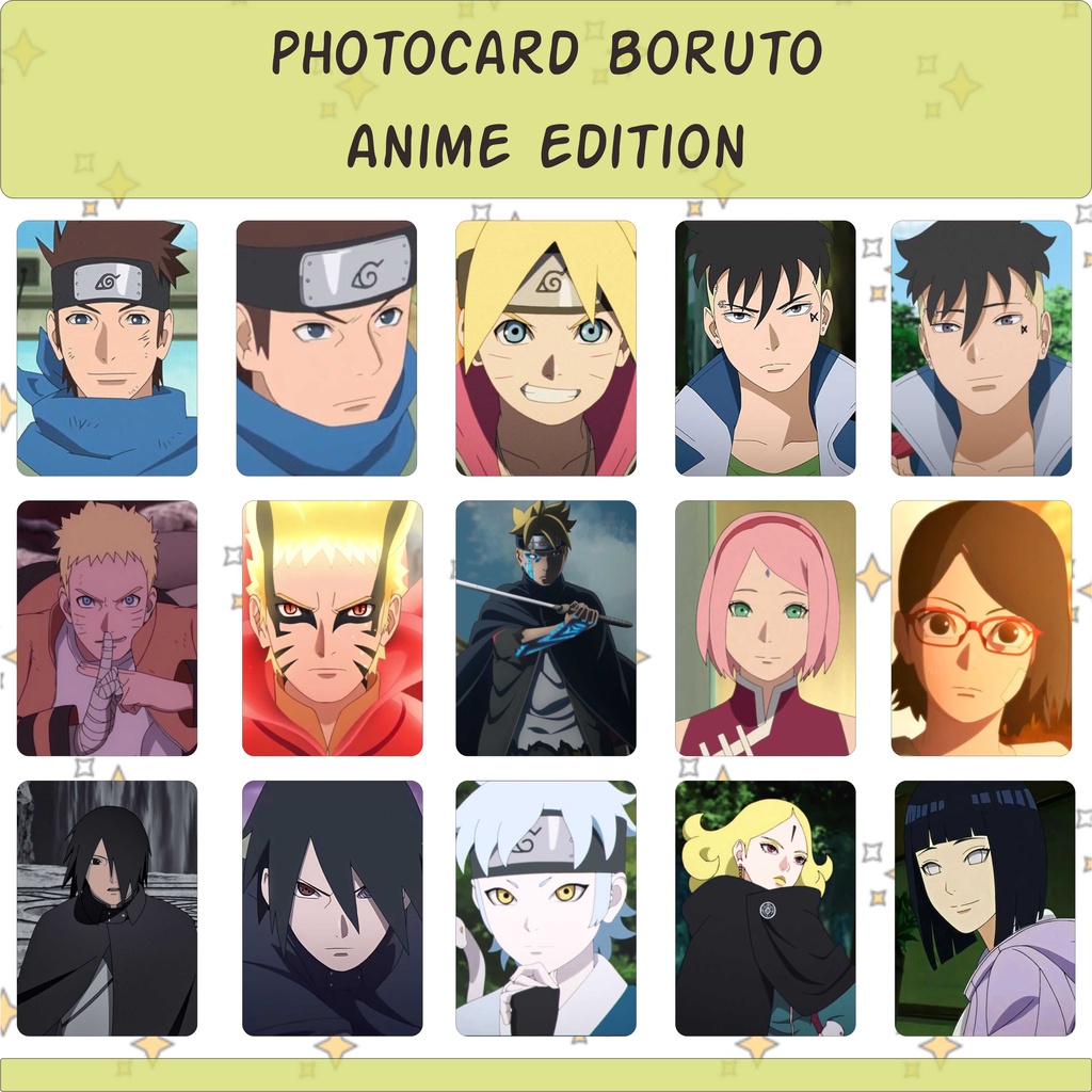 BORUTO ANIME EDITION PHOTOCARD ANIME