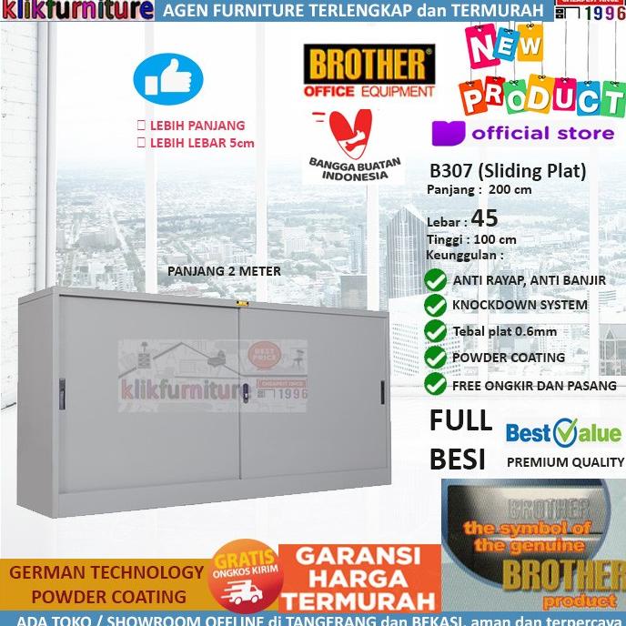 

Lemari Arsip Filing Cabinet Besi Panjang 2 Meter B 307 Brother