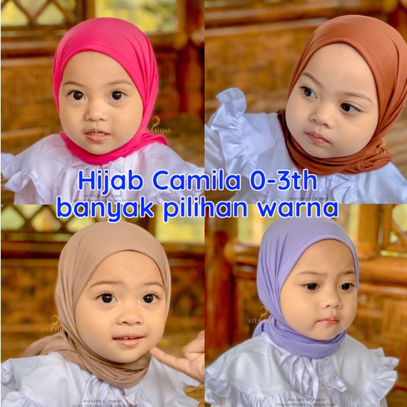 Pashmina Anak Instan 0-3th Jersey - Hijab Instan - Pashtan Anak