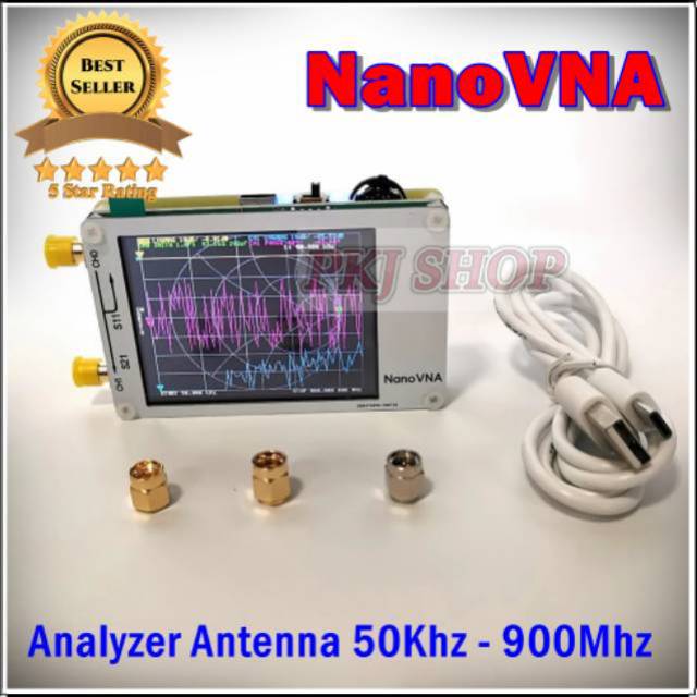 Jual NanoVNA Nano VNA Vector Network Analyzer Antenna 50KHz 900Mhz ...