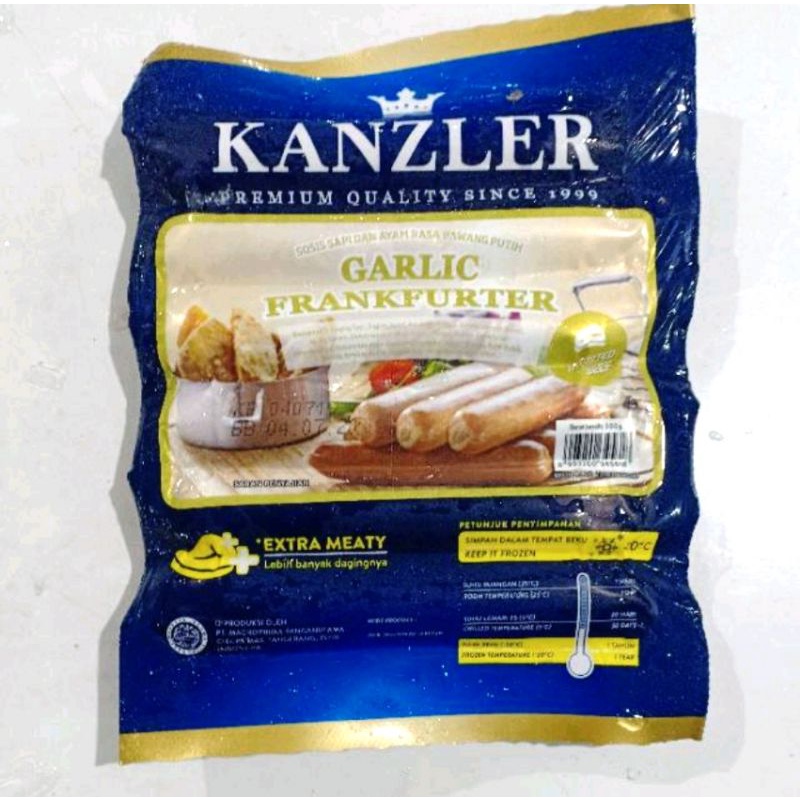

KANZLER sosis garlic frankfurter 300gr