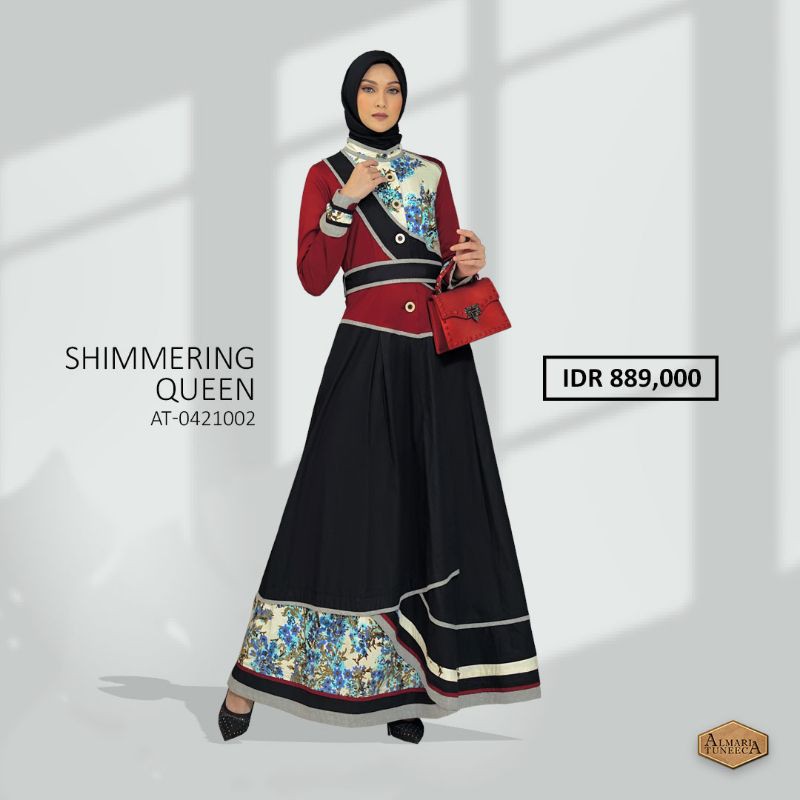 Almari Tuneeca AT-0421002 Ramadhan Series April 2021 Diskon Sale Promo Gamis Long Dress