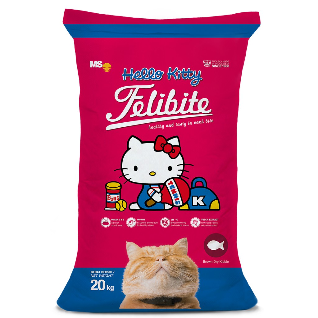 Felibite Cat Food, Makanan Kucing Dewasa Adult Kering KIBBLE IKAN Freshpack 1 Kg