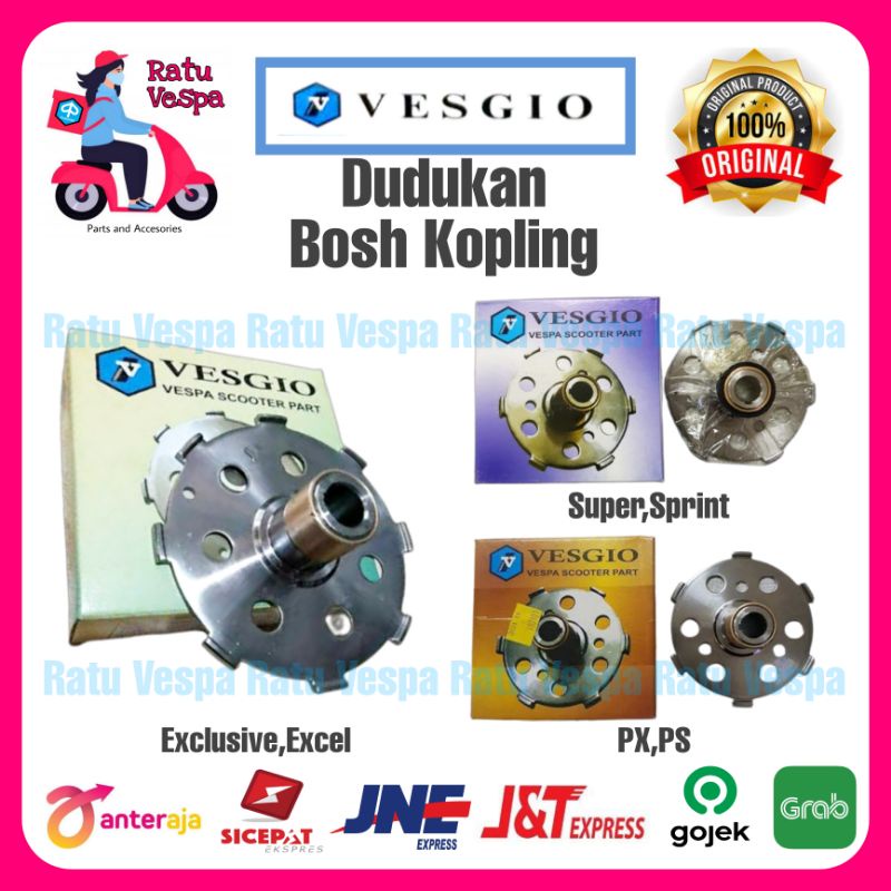 Plat Dudukan Bos Bosh Kopling Vespa VESGIO