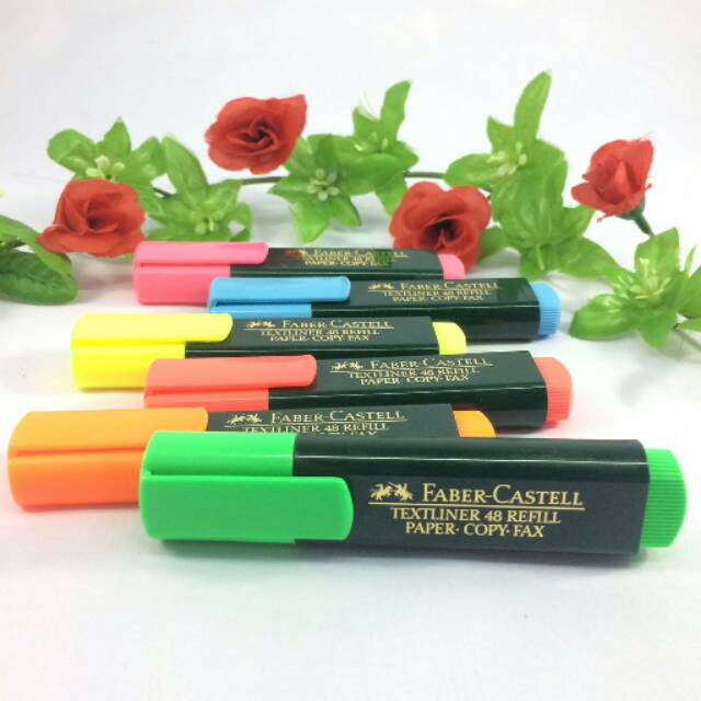 

STABILO FABER CASTELL TEXTLINER ATK MURAH (Acb Berkah Stationery)