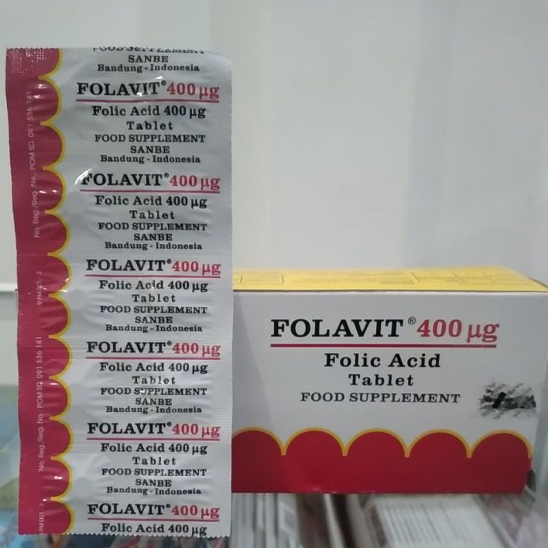FOLAVIT 400 mcg/TABLET ASAM FOLAT