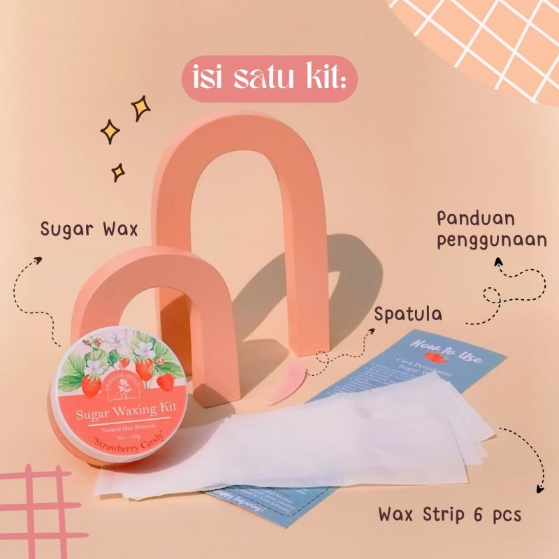 Pretty Yummy - Sugar Wax / Waxing Kit / Penghilang Bulu (mini size) from Ophelia Holic