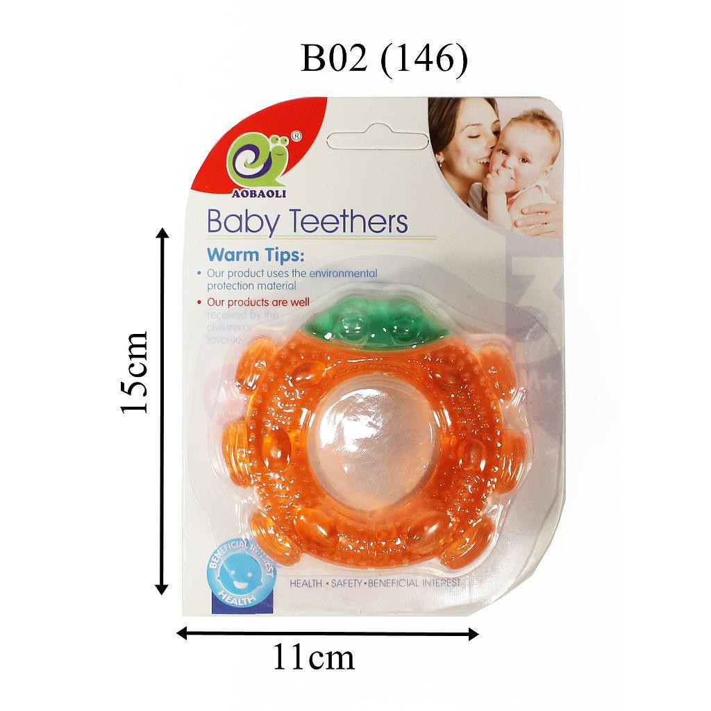 Teether AOBAOLI Mainan Gigitan Bayi Isi Air Water Filled BPA Free