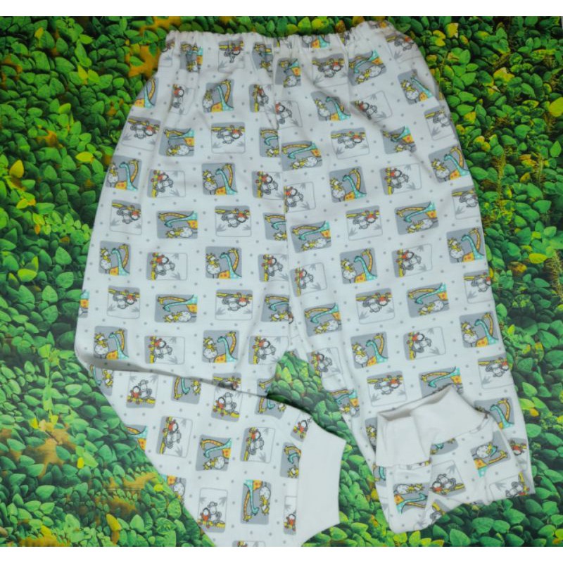 Celana Panjang Bayi Motif/Putih Polos no.20-24