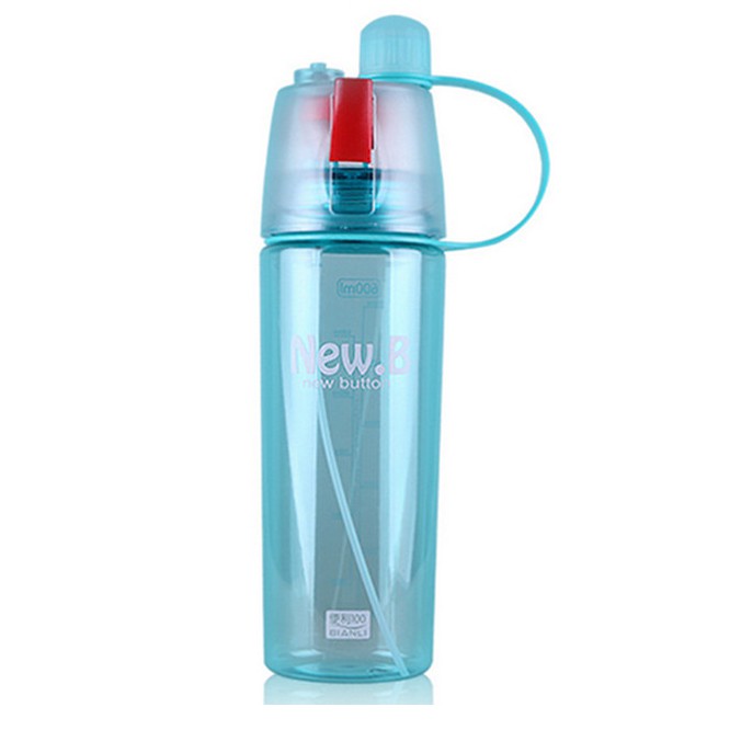 New B 600ml Portable Outdoor Cycling Spray Water Bottle