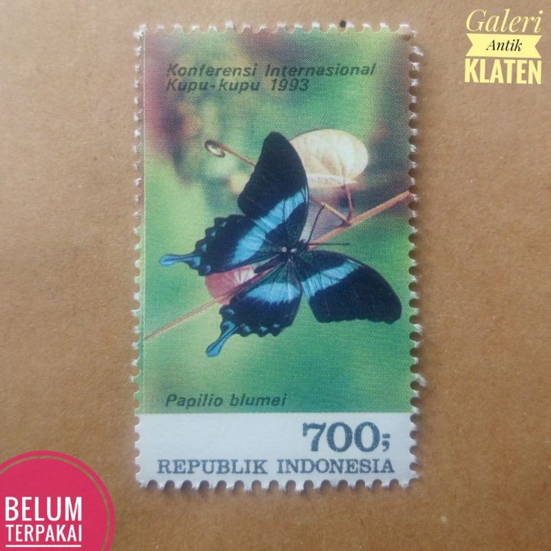 

Perangko Indonesia Seri konferensi internasional Kupu-kupu tahun 1993 Rp 700 Prangko lama Filateli