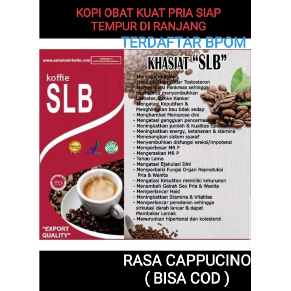 Jual Kopi SLB original BPOM / Kopi herbal untuk pria kuat dan tahan
