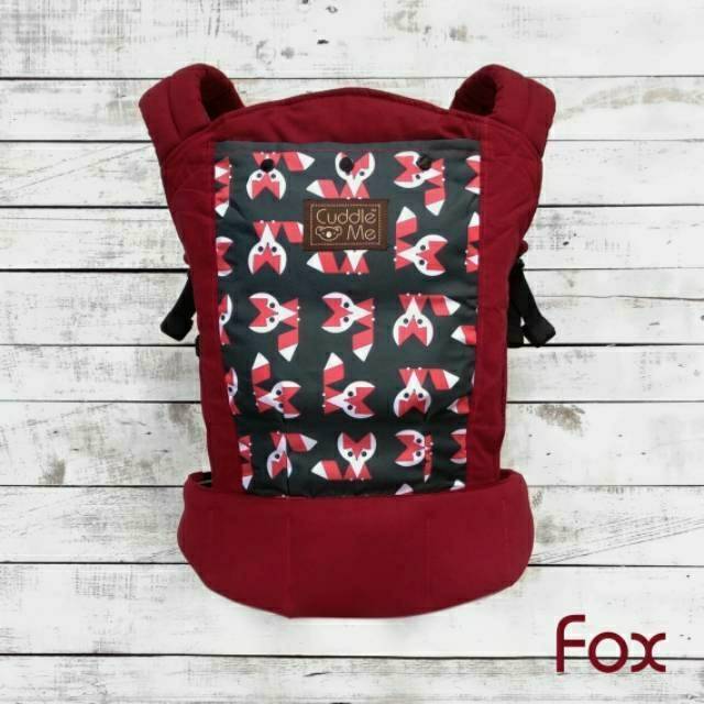 Gendongan SSC CuddleMe lite carrier - maroon fox